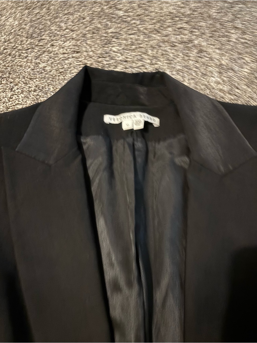 Veronica Beard Dicky Black Single-Button Longline Blazer - Picture 5 of 5